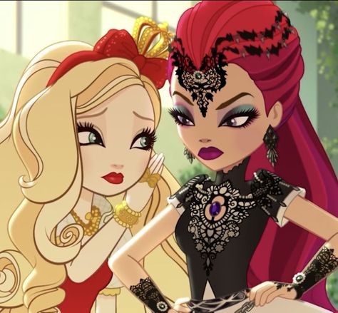 Apple White and Mira Shards Ever After High Mira Shards, Mira Shards, Apple White, Ever After High, Evil Queen, Pretty Dolls, Ever After, Monster High, Random Stuff