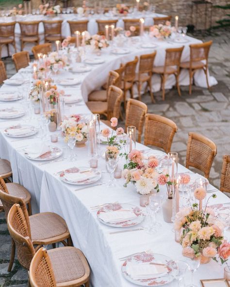 Lucia Boriosi | Event Planner | Greenery growths swarm the round tables, a perfect balance between modern aesthetic and timeless poetry ✨ . . Planning & Styling… | Instagram Family Style Weddings, Round Wedding Tables, Diana Wedding, Europe Wedding, Feminine Wedding, Round Tables, Wedding Venue Decorations, Wedding Tent, Fantasy Wedding