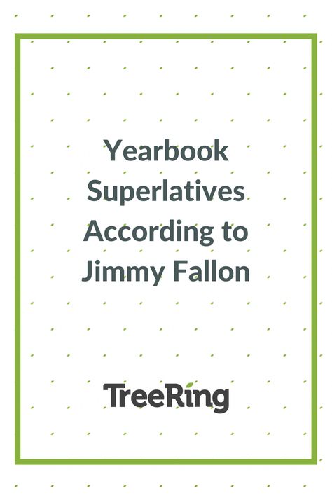 Jimmy Fallon is the king of funny! The Tonight Show wrote some memorable Yearbook Superlatives to inspire you for the 2021-2002 school year! Most Likely To Yearbook Senior Superlatives, Senior Superlatives Ideas Funny, Teacher Superlatives Funny, Funny Senior Superlatives, Funny Most Likely To Awards, Family Superlatives, Yearbook Staff Page Ideas, Funny Superlatives Awards, Superlatives Awards For Adults