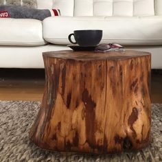 Log Tables Ideas, Table Tree Trunk, Log Tables, Tree Stump Furniture, Tree Stump Coffee Table, Tree Trunk Coffee Table, Stump Side Table, Log Side Table, Stump Coffee Table