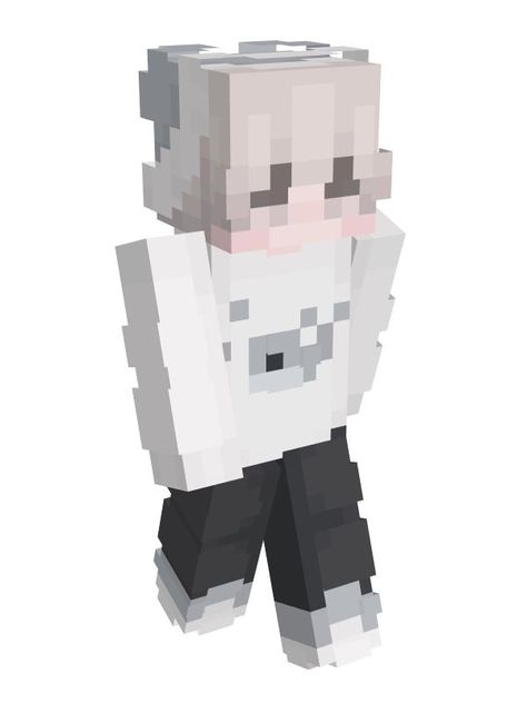 a soft, whale minecraft skin with a matching beanie by giovanka on namemc! <3 Minecraft Skins Bunny, Minecraft V, Skin Mine, Mc Skins, Skin Minecraft, Minecraft Skin, August 25, Minecraft Skins, Skin So Soft