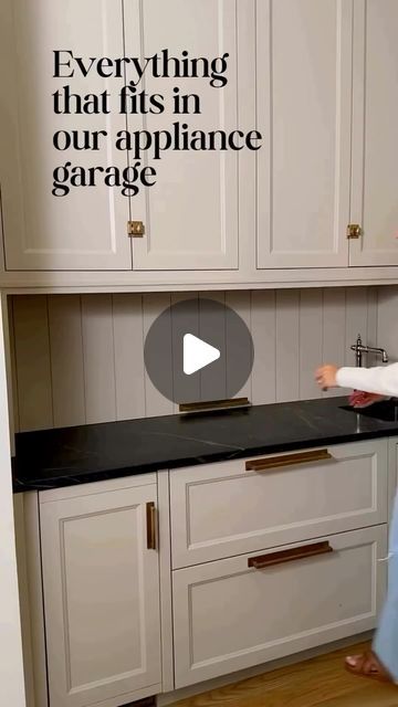 Counter Appliance Storage, Pantry With Appliance Storage, Hidden Toaster In Kitchen, Small Appliance Storage Ideas, Hidden Kitchen Appliances, Hide Kitchen Appliances, Kitchen Counter Appliances, Kitchen Appliance Garage, Kitchen Appliances Organization