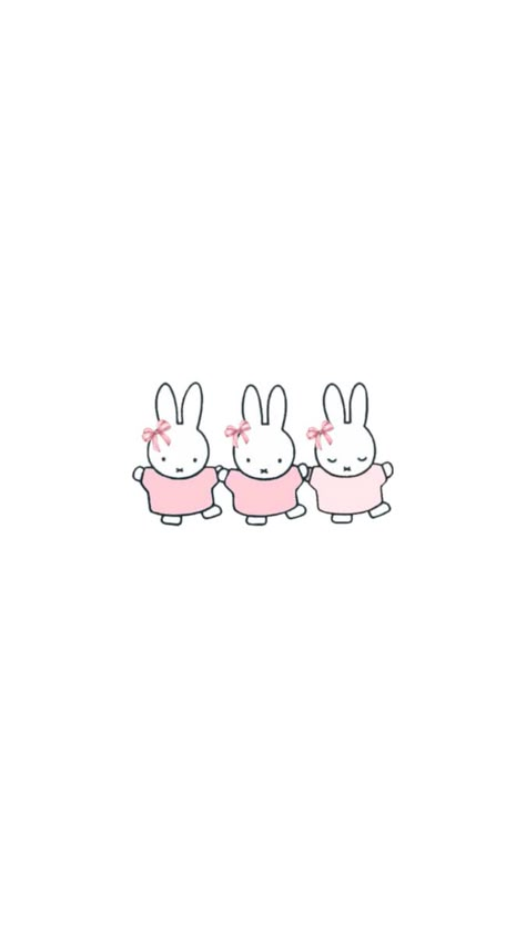 miffy x bows🎀 Miffy Wallpaper, Tiny Pics, Pink Wallpaper Ipad, Bow Wallpaper, Cute Desktop Wallpaper, Iphone Wallpaper Photos, Cute Simple Wallpapers, Iphone Design, Kawaii Room