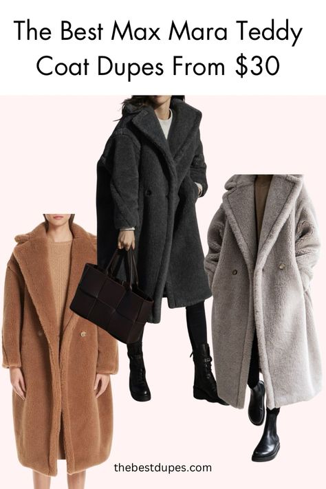 Max Mara Teddy Coat Max Mara Teddy Bear Coat, Max Mara Teddy Coat Outfit, Max Mara Coat Outfit, Max Mara Coat Street Style, Teddy Coat Street Style, Max Mara Teddy Coat, Teddy Coat Outfit, Grey Teddy Bear, Max Mara Coat