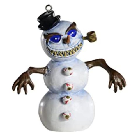 Halloween Christmas Tree, Cheap Halloween Decorations, Scary Christmas, Horror Gifts, Creepy Christmas, Cheap Halloween, Spooky Treats, Snowman Christmas Ornaments, Scary Halloween Decorations