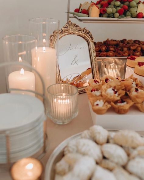 Dessert tables have become a popular trend at various events, such as weddings, birthdays, and corporate gatherings. They serve as a focal point, showcasing a delightful array of sweets that can match the theme of the occasion. Here are some key elements to consider: 🧁A well-curated dessert table features a mix of treats, including cakes, cookies, pastries, and candies. This variety caters to different tastes and dietary preferences. 🍰The aesthetic appeal is crucial. Using decorative stands... Dessert Table Aesthetic, Elegant Dessert Table, Table Aesthetic, Wedding Binder, Decorative Stand, Dessert Tables, Dessert Table, Focal Point, Pastry