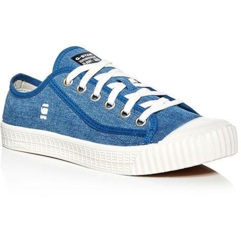 G-star Raw Rovulc Brizzel Denim Lace Up Sneakers ($80) ❤ liked on Polyvore featuring men's fashion, men's shoes, men's sneakers, blue, mens denim shoes, mens lace up shoes, mens blue shoes, g star raw mens shoes and mens blue sneakers G Star Raw Shoes, Denim And Lace, Lace Up Sneakers, Denim Shoes, Blue Sneakers, Sneakers Blue, G Star Raw, Sketchers Sneakers, Blue Shoes