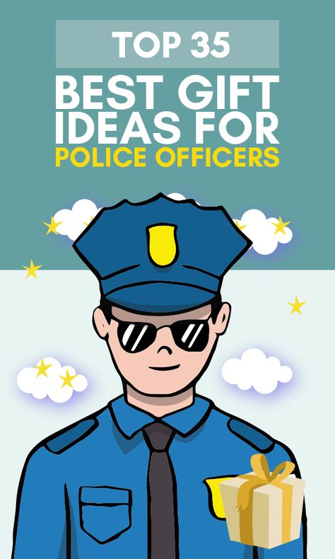 Are you looking for the most original & best gifts for police officers?  Then you have come to the right place!  From police academy graduation gifts to police officer retirement gift, we have them all.  We listened to real law enforcement officers and found out which items they would love to receive. The result is this ultimate top 35+ of best gifts for police officers.  They’re so good they should be illegal! Let’s check them out!  #giftsforpoliceofficers #policegifts #giftideasforpolice Retirement Gifts Law Enforcement, Gift For Police Officer Boyfriend, Thank You Gifts For Police Officers, Police Sergeant Gifts, Police Academy Gifts, Gift For Police Academy Graduate, School Resource Officer Gifts, Gift Ideas For Police Officers, Police Gift Basket