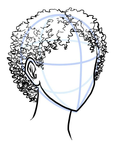 How to shade an afro Afro Hair Drawing, Drawing Trends, Sketch Hair, Latest Drawing, Hairstyles Drawing, Draw Tutorial, Drawing Hair Tutorial, Curly Hair Drawing, Drawing Hair