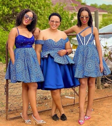 Traditional Attires For Women, Tswana Traditional Attire For Women, Setswana Traditional Dresses, Tswana Traditional Attire, Shweshwe Wedding Dresses, Designed Outfits, Pedi Traditional Attire, Latest African Styles, African Couple