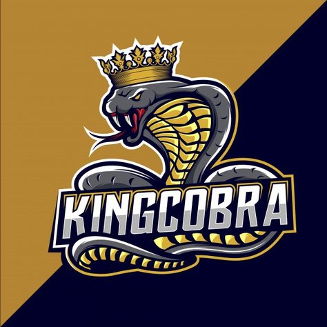 Cobra Logo Design, King's Throne, Crown Cartoon, Esport Logo Design, Logo Youtube, Chicano Style Tattoo, Graffiti Illustration, Game Logo Design, Gaming Logo