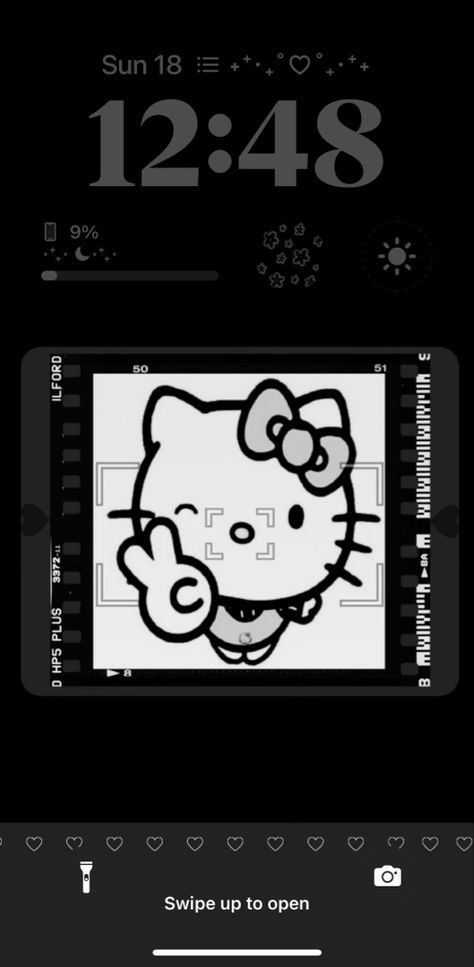 Hello Kitty Wallpaper, IOS 16 ideas, black and white, sanrio, cute, aesthetic, Iphone, background, wallpaper Ios 16 Lock Screen Ideas Black, Hello Kitty Wallpaper Aesthetic Iphone, Black Hello Kitty Homescreen, Ios 16 Wallpaper Ideas Y2k, Y2k Lockscreen Black And White, Ios 16 Hello Kitty Wallpaper, Cute Phone Themes Black, Black And White Sanrio Wallpaper, Black Wallpaper Ios 16