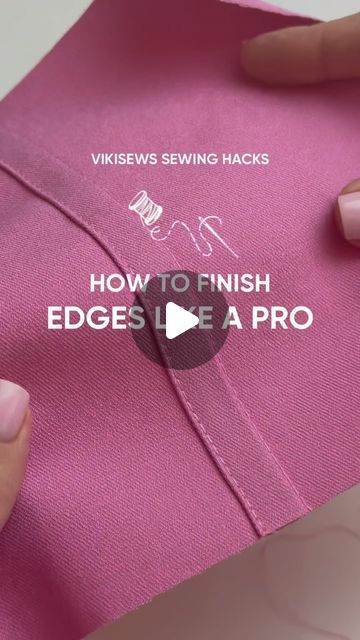 Last time, we shared how to sew a French seam as part of our #vikisews_sewinghacks series. Today we will show you another way how you can... | Instagram Flat Seams Sewing Tutorials, Sewing Basics Tutorials, French Seams Tutorial, How To Sew A Hidden Stitch, Flat Felt Seam, How To Sew A French Seam, Professional Sewing Techniques, Sleeve Types And Styles Chart, How To Sew Seams