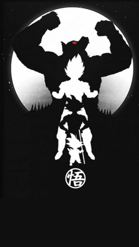 Goku Silhouette, Silhouette Wallpaper, Dragon Ball Z Iphone Wallpaper, Goku Drawing, Kid Goku, Dragon Ball Tattoo, Goku Wallpaper, Dragon Ball Painting, Dragon Ball Super Wallpapers