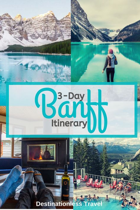 If you're going to Banff, Alberta for only a couple of days, then this blog is perfect for you! It is a step by step guide to planning 1, 2, or 3 days in Banff and Banff National Park. From the best things to do in Banff to where to eat and stay, this complete Banff itinerary will have you covered for your Banff trip! It covers the absolute best activities and attractions in Banff so you don't miss out - even if you're short on time! This Banff itinerary is all you need for your Banff holiday! Things To Do Near Banff, Glacier To Banff Road Trip, Banff Travel Tips, Things To Do In Banff In October, 3 Days In Banff, Banff Itinerary October, Banff Travel Guide, Banff In October, Banff Itinerary September