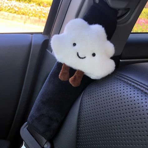 Cloud Decor, Decor For Car, Strap Harness, Cloud Decoration, Cartoon Clouds, Seat Belt Cover, Kids Seating, Safety Belt, Neck Support