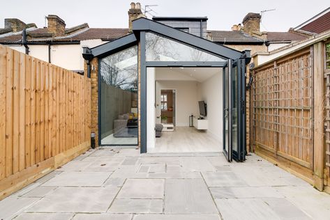 Rear Extension Ideas, Small Terraced House, L Shaped House, Room Extensions, House Extension Design, Rear Extension, Extension Ideas, Victorian Cottage, Kitchen Extension