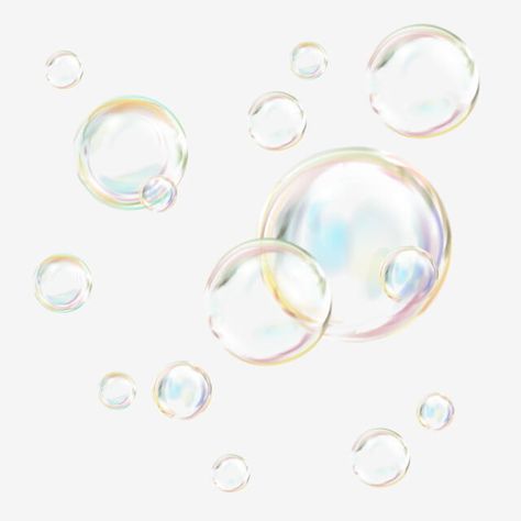 3d Bubbles, Vintage Playroom, Bubble Illustration, Rainbow Reflection, Green Bubble, Free Png Downloads, Water Bubbles, Soap Bubbles, Wedding Background