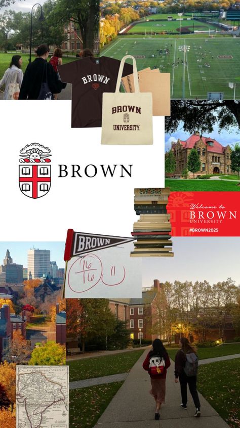 brown university! University Inspiration, Brown College, College Vision Board, University Dorms, Future School, College Dorm Room Decor, Brown University, College Aesthetic, Dream College