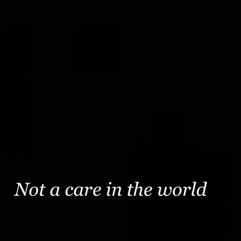 Not a care in the world In My Own World Quotes, In My Own World, Insta Captions, World Quotes, Thought Quotes, Instagram Quotes Captions, Deep Thought, Caption Quotes, Deep Thought Quotes