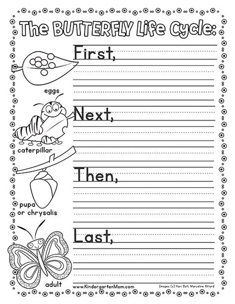 Free Butterfly Life Cycle Printables. This set includes a colorful life cycle chart, life cycle wheel (cut and paste activity) and a writing prompt. This makes the perfect coloring page, worksheet and more. Butterfly Life Cycle Anchor Chart Kindergarten, Butterfly Labeling Kindergarten, Caterpillar Stages Butterfly Life Cycle, Butterfly Lifecycle Kindergarten, Butterflies Life Cycle, Butterflies Kindergarten Activities, Butterfly Lifecycle Printable, Butterfly Lessons For Kindergarten, Butterfly Cycle Craft