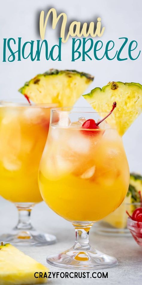 Best Vodka Drinks, Best Vodka, Cocktail Vodka, Maui Island, Crazy For Crust, Summer Drinks Alcohol, Cocktail Drinks Alcoholic, Island Breeze, Mixed Drinks Alcohol