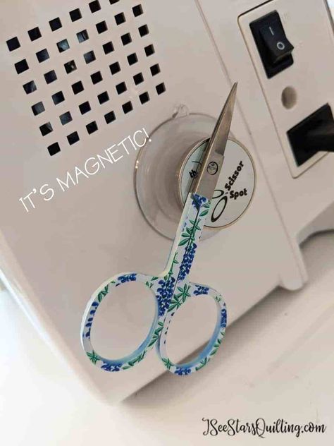 13 Must-Have Tools in the Sewing Room + Pictures ⋆ I See Stars Quilting Sewing Tools Must Have, Knitting Room, Ribbon Storage, Snowman Quilt, I See Stars, Sew Projects, Sewing Room Organization, Quilting Notions, Quilting Room