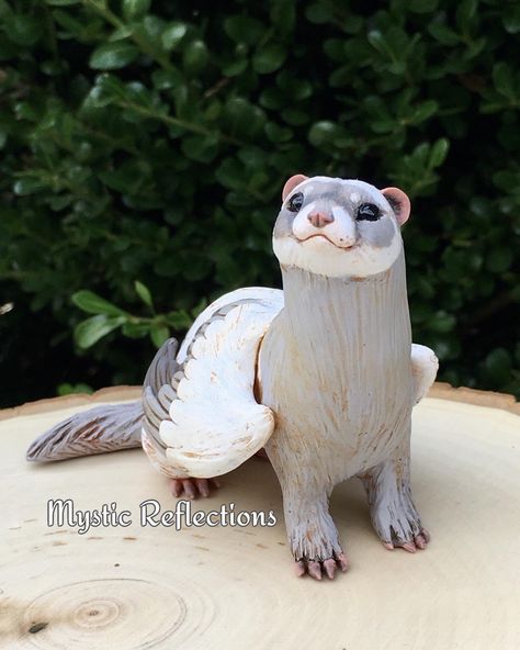 Hybrid Clay Sculptures, Animal Sculptures Clay Realistic, Creature Sculpture, Animal Sculptures Clay, Sculpture Art Clay, Fantasy Art Dolls, Polymer Clay Animals, Cute Polymer Clay, Clay Animals