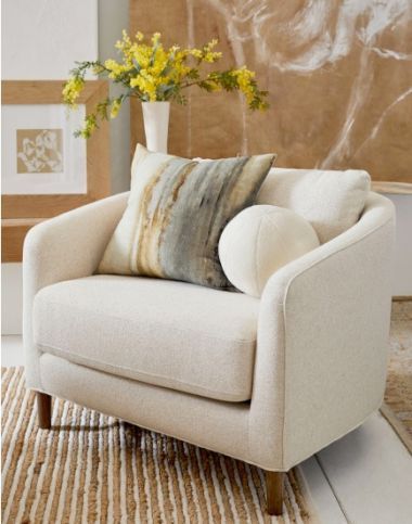 Armchairs | Living Room, Accent & Reading Chairs | Pottery Barn Pottery Barn Chair, Small Entryways, Oversized Chair, Upholstered Armchair, Reading Chair, Outdoor Furniture Collections, Arm Chairs Living Room, Upholstered Arm Chair, Bedding Shop