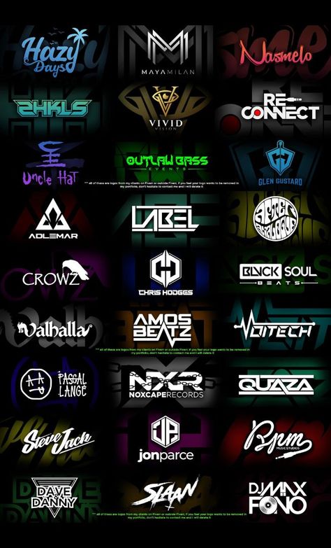 I have experience in graphic design since 2007 and started my professional career as a logo designer in 2018. Here I already have 1000+ examples of my work, and 75% of them are examples of music logos and the rest are business/company logos from my clients around the world. If you need my help to design your music logo in professional and high quality, don't hesitate to contact me, I'm very happy to help you design it for you :D Music Logo Design Ideas, Simple Logo Inspiration, Dj Logo Design, Musician Logo, Singer Logo, Music Logo Inspiration, Logo Dj, Music Logos, Band Logo Design