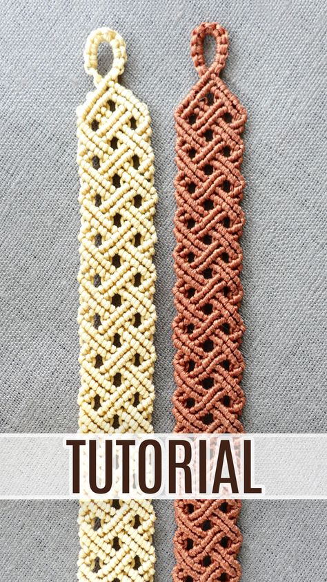 Celtic Bracelet Diy, Celtic Knot Tutorial, Micro Macrame Tutorial, Macrame Basket, Macrame Jewelry Tutorial, Tutorial Macramé, Macrame Bracelet Tutorial, Macrame Bracelet Diy, Celtic Bracelet