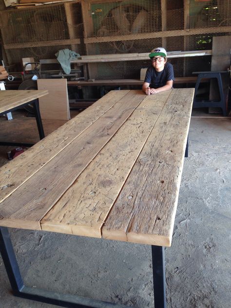 Antique Barn Threshing Community Table Rustic Diy Table, Barn Table Dining Room, Ironwood Table, Rustic Outdoor Table, Wooden Farm Table, Barn Wood Table, Rustic Wood Table, Barn Table, Reclaimed Wood Flooring