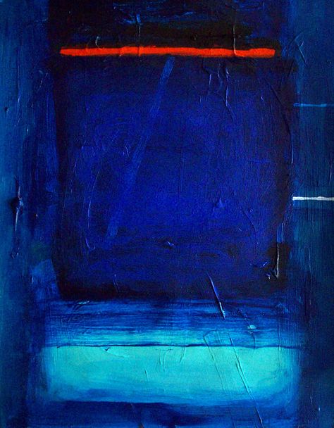 Blue And Red Abstract Painting, Blue And Red Painting, Red Blue Painting, Red And Blue Art, Abstract Blue Art, Blue Paintings, Rothko Paintings, Paintings Modern, Modern And Contemporary Art