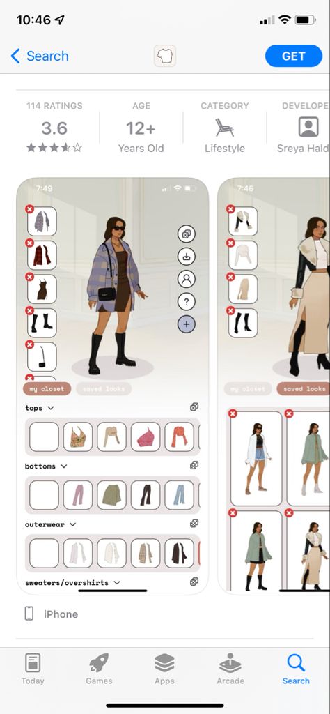 Fashion App Ui Design, Fashion Games App, Dress Up Games Apps, Fashion App Design, Fashion App Ui, Wardrobe App, Ar Experience, Fashion Apps, Closet App