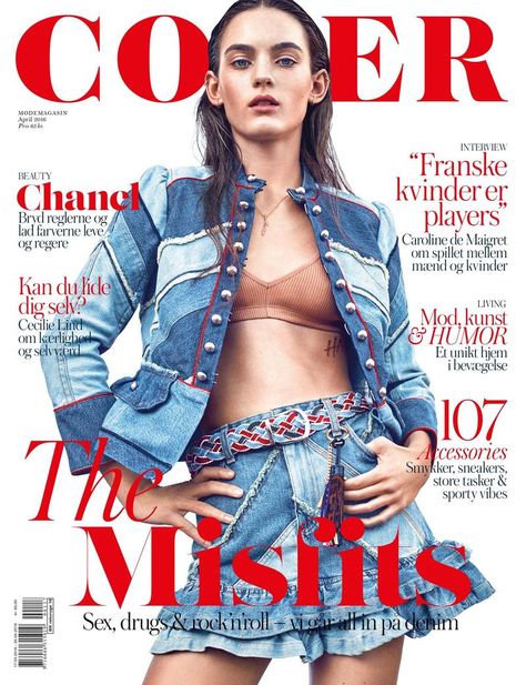 Cover Magazine, Fashion Magazine Cover, Fashion Cover, Denim Day, Magazine Cover, Fashion Magazine, Bohemian Style, New Black, Denmark