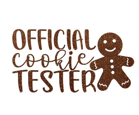 Official Cookie Tester, Christmas Cookie Shirt, Kid Christmas, Diy Christmas Crafts, Cookie Shirt, Christmas Cakes, Iron On Vinyl, Christmas Items, Green Glitter