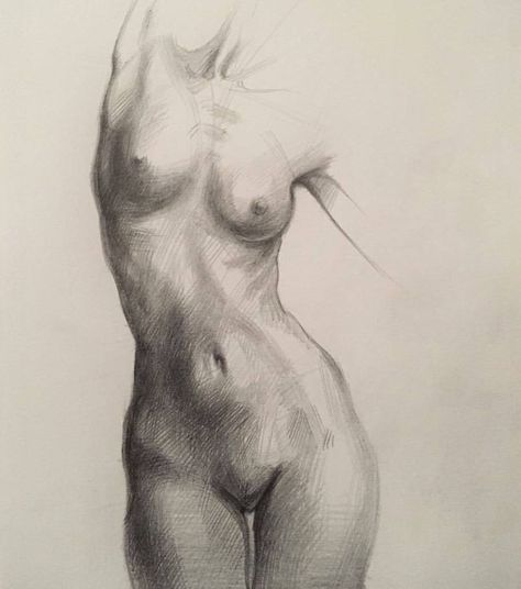 Academic Drawing, Female Drawing, Anatomy Sketches, Female Art Painting, Figure Sketching, Anatomy Drawing, Wow Art, Body Drawing, Romantic Art