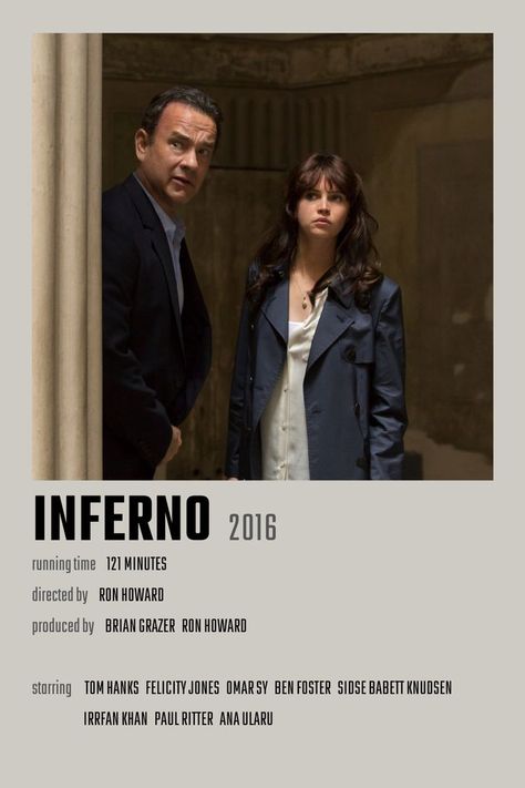 Dan Brown Inferno, Inferno Movie, Mystery Movies, Tom Hanks Movies, Davinci Code, Netflix Hacks, Ron Howard, Top Film, Dan Brown