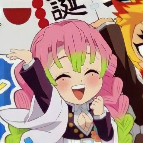 mitsuri, rengoku, & muichiro matching icons - demon slayer Rengoku And Mitsuri, Rengoku Pfp, Ruby Anime, Pfp Manga, Anime Friendship, Beyblade Characters, Pony Drawing, Matching Profile Pictures, Cute Chibi