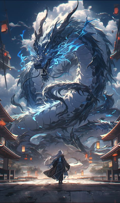 Latest Midjourney Showcase curated by ThetaCursed, License: CC BY-NC 4.0 Weird Backgrounds, Dragon Wallpapers, Fantasy Dragon Art, A Person Standing, Dragon God, Dark Dragon, Overwatch Wallpapers, Dragon Blood, Recent Anime