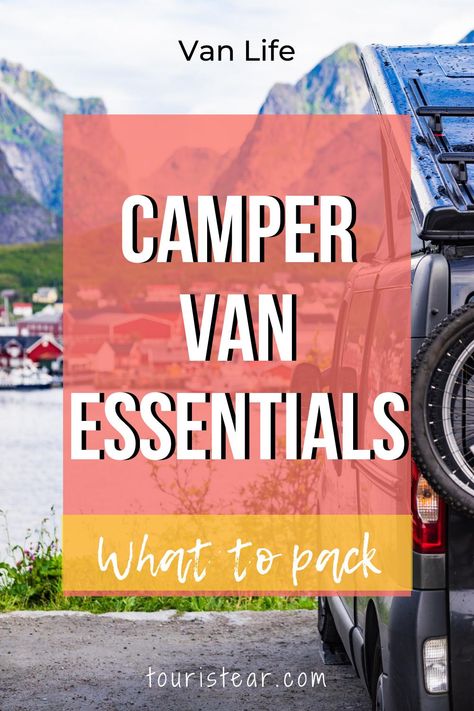 Camper Van Australia Travel, Camper Van Packing List, Campervan Packing List, Camper Van Travel, Van Essentials, Van Traveling, Camper List, Van Inspiration, Rv Traveling