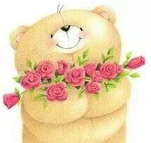 Bear With Flowers, Forever Friends Bear, Blue Nose Friends, Teddy Bear Pictures, Friends Image, Forever Friends, Friends Wallpaper, Bear Pictures, Tatty Teddy