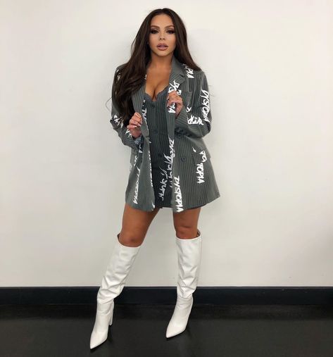 Jesy Nelson Outfits, Jessi Outfits, Little Mix Outfits, Litte Mix, Celebrity Boots, Famous Outfits, Mix Photo, Taylor Swift Facts, Jesy Nelson