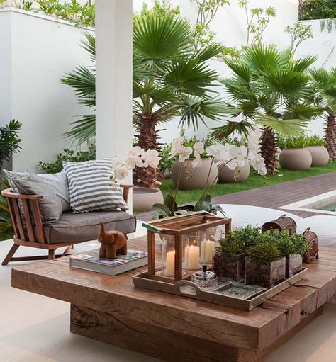 50 Amazing outdoor spaces you will never want to leave Mediterranean Decor, Outdoor Living Room, Design Exterior, Outdoor Inspirations, Paros, Porch Patio, Outdoor Oasis, Backyard Oasis, Outdoor Rooms