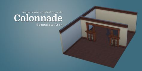 Sims 4 Build, Cc Finds, Making Waves, Sims 4 Cc, Custom Content, Sims 4, Bungalow, Slots, Arch