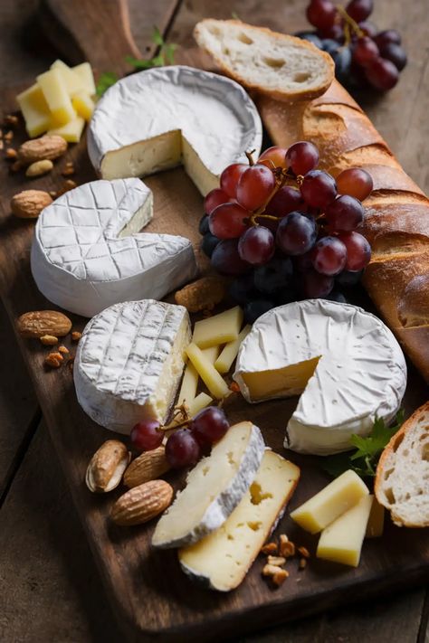 25 Inspiring French Cheese Board Aesthetic Ideas with Stunning Photos - AnyCheese Cheese Board Aesthetic, Parisian Style Decor, French Cheese Board, Baguette Slices, Board Aesthetic, French Cheese, French Baguette, Sliced Baguette, Cheese Lover