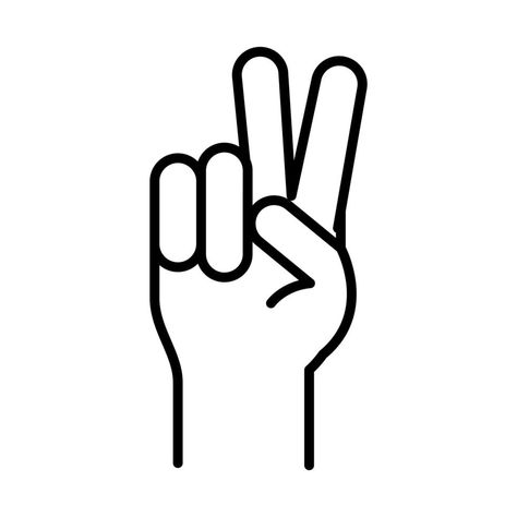 Human Rights Day, Peace Signs, Line Icon, The Hand, Peace Sign, Human Rights, Peace And Love, Icon Design, Vector Art