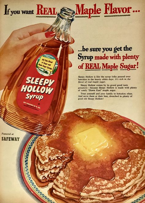 Vintage Food Ads, Vintage Food Posters, Family Circle, Vintage Food, Old Advertisements, Retro Advertising, Food Ads, Retro Ads, Sleepy Hollow