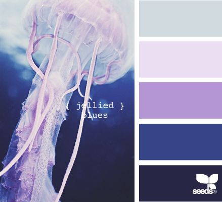 blues and purples Blue And Lavender, Hue Color, Blue Palette, Design Seeds, World Of Color, Colour Schemes, Color Swatches, Color Pallets, Color Themes