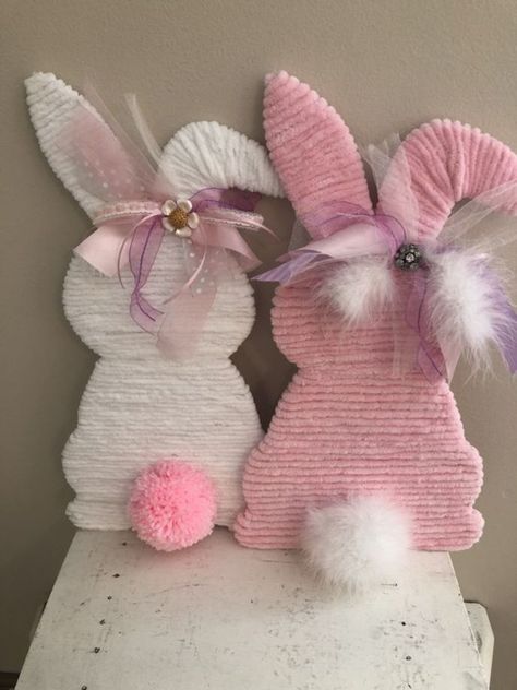 Easter Wood Crafts, Easter Wreath Diy, Easter Craft Decorations, Easy Easter Crafts, Easter Bunny Crafts, Spring Easter Crafts, Ideas For Easter Decorations, Easter Eggs Diy, Easter Decorations Dollar Store